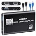 Produktbild DIGITNOW Audio-Video-Capture Karte, 4K HDMI USB 3.0 Capture Adapter Video Converter 1080P 60fps Tragbares Aufnahmegerät für Videospielaufnahme, Live-Streaming, unterstützt PS4, Xbox One Kamera