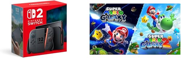 Nintendo Switch 2 Sistema con Paquete Digital Super Mario Galaxy + Super Mario Galaxy 2 por Nintendo