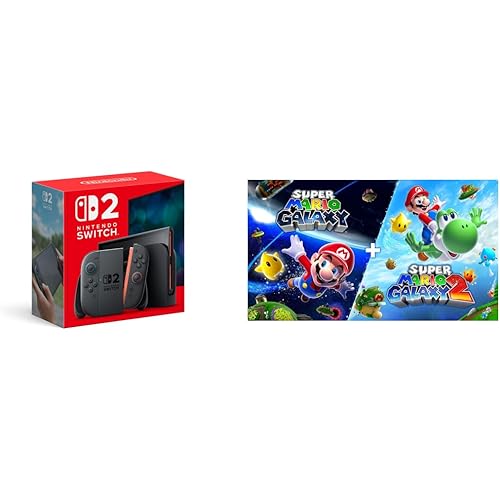 Nintendo Switch 2 System with Super Mario Galaxy + Super Mario Galaxy 2 Digital Bundle
