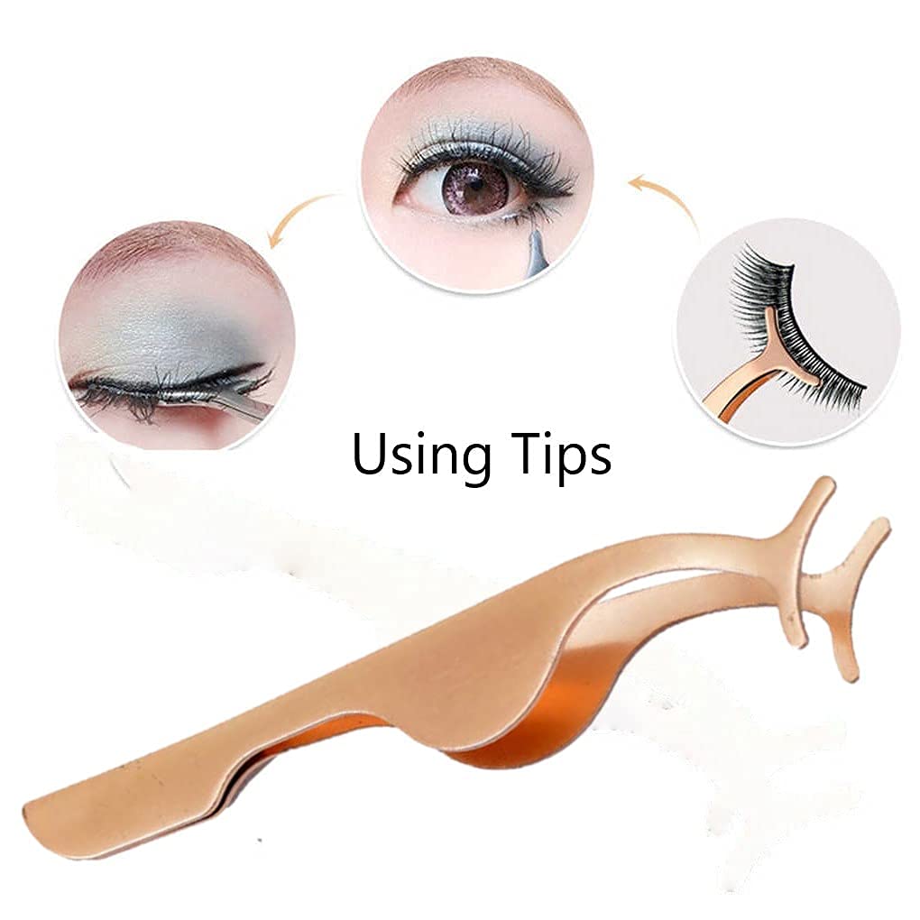 Upgraded Magnetic False Eyelashes with Eyeliner Kit, 3 Pairs Premium 3D Natural Look Reusable Eyelashes with Tweezers Applicator, Natural Look No Glue Needed : Beauty & Personal Care