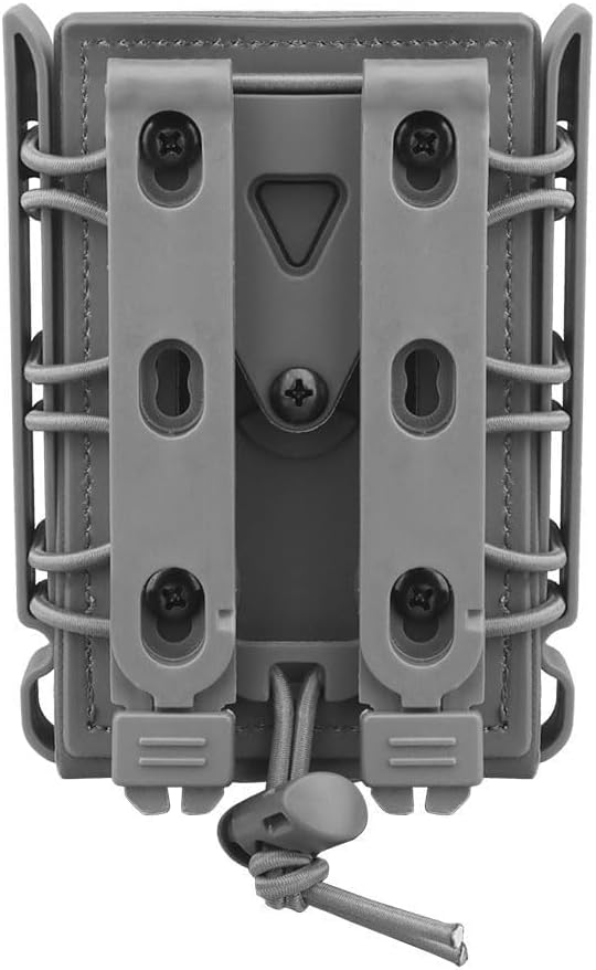 Uniwersalna Ładownica Softshell 5,56/7,62 Mag – Kompatybilna Z MOLLE, Otwarta Kabura Na Magazynki Regulowanym Mocowaniem Bungee