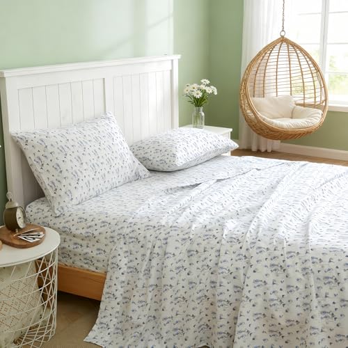 GIGBEI breathable microfiber, cooling sheets, deep pocket, 18 inch, cal king, 4 piece set, bed sheets, adjustable, lightweight, durable, portable, user-friendly, compact,
