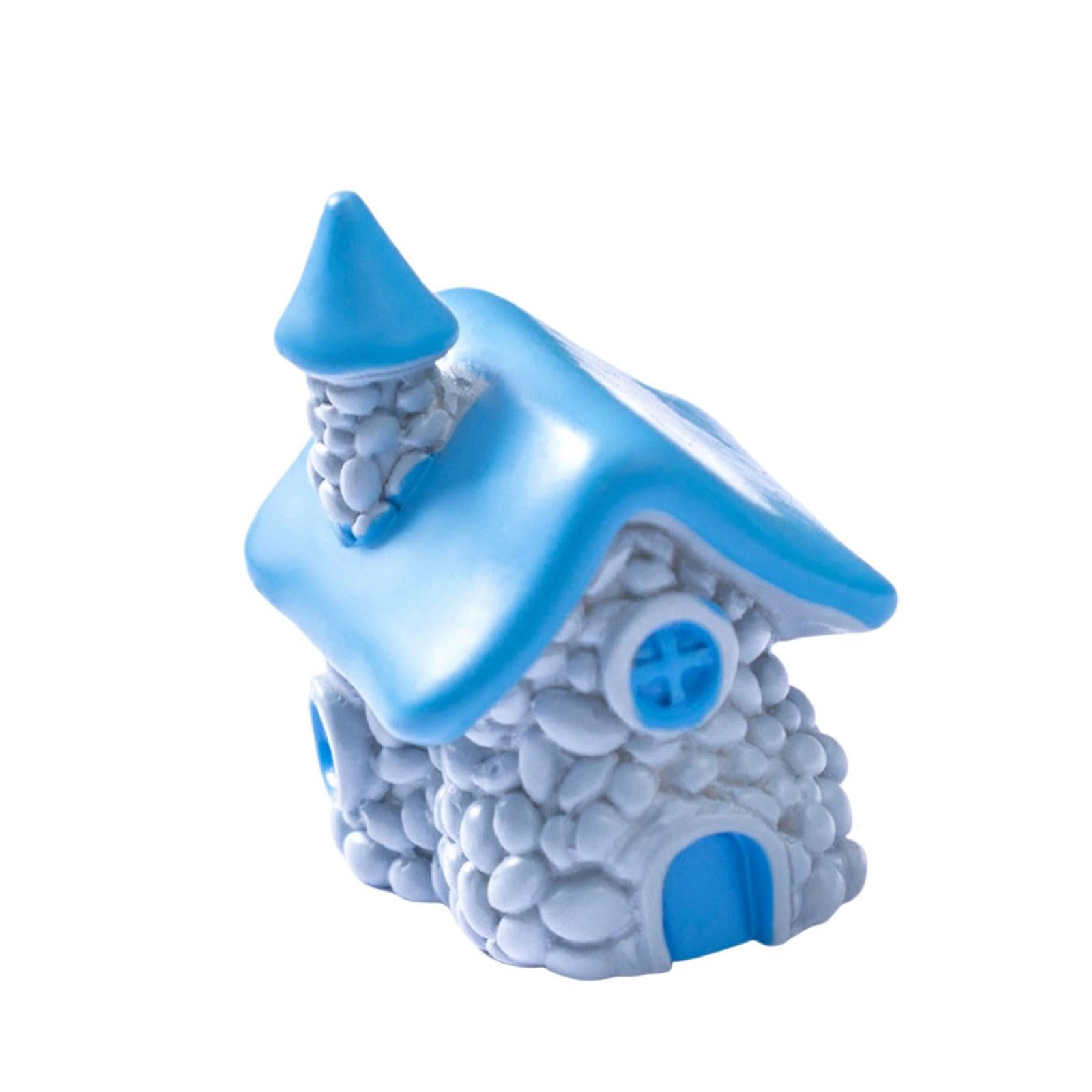 YROHGKPN Creative House Figurine Decors Mushroom Collectible Figurines Funny Resin Ornaments Collectible Figurine Resin Garden Statues