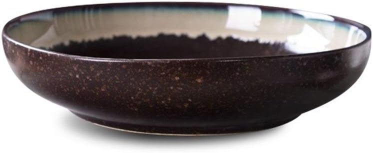 YyuX-qff Thick Bowl, Smooth Ceramic Bowl Ramen Pasta, Vegetable Salad, Porcelain Bowl Hotel Tableware Restaurant Food Container 10Inch mixing bowls (Size : 10Inch)