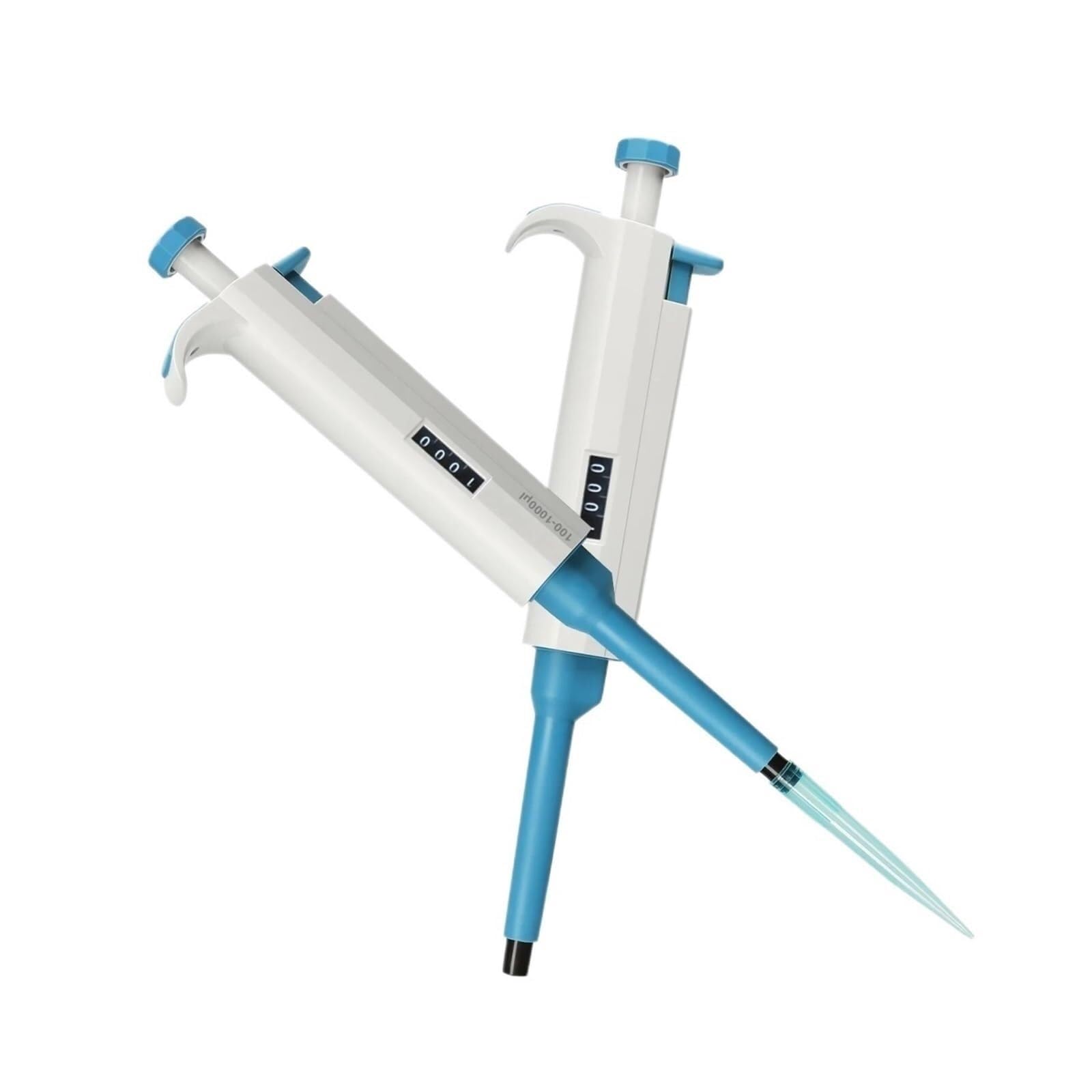 Pipette Einstellbare EinkanalLabor-Automatikpipette, Mikropipettenausrüstung, Kunststoff Mit Spitzen für Labor(10-100ul)