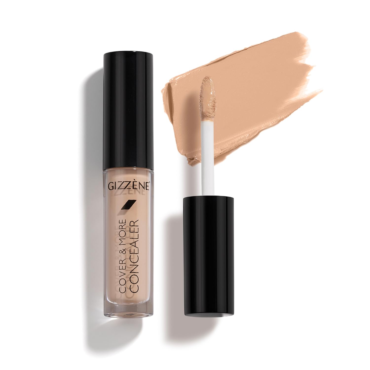 Hydrating Makeup Concealer – Long Lasting & Lightweight Concealer for Dark Circles & Spots with High Coverage for All Skin Types, Fine Lines & Eye Bags (1 oz.) (Light)