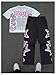SOLY HUX Men's Summer Two Piece Outfits Short Sleeve Graphic T Shirt Pants Set Y2k Streetwear Clothes Black White Multi Large