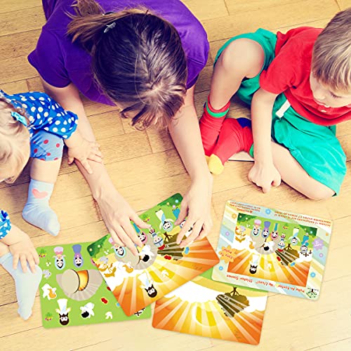 Make An Easter He Lives Sticker Scenes Resurrection Stickers 11 Sets For Kids Indoor Bible Games Activities #TOP5