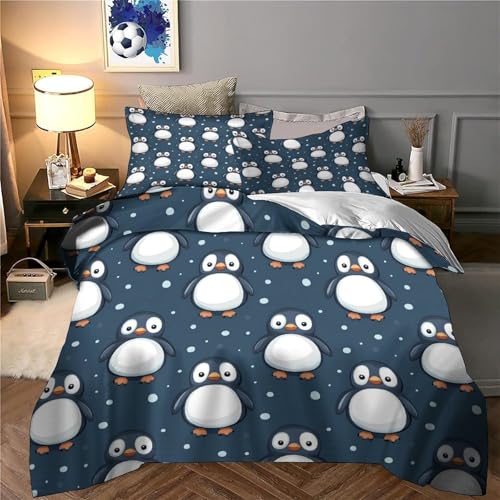 Housse de couette singes 3D effet super doux en microfibre premium