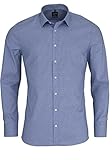 Herren Hemd No. 6 Super Slim Fit Langarm, blau, Gr. 42
