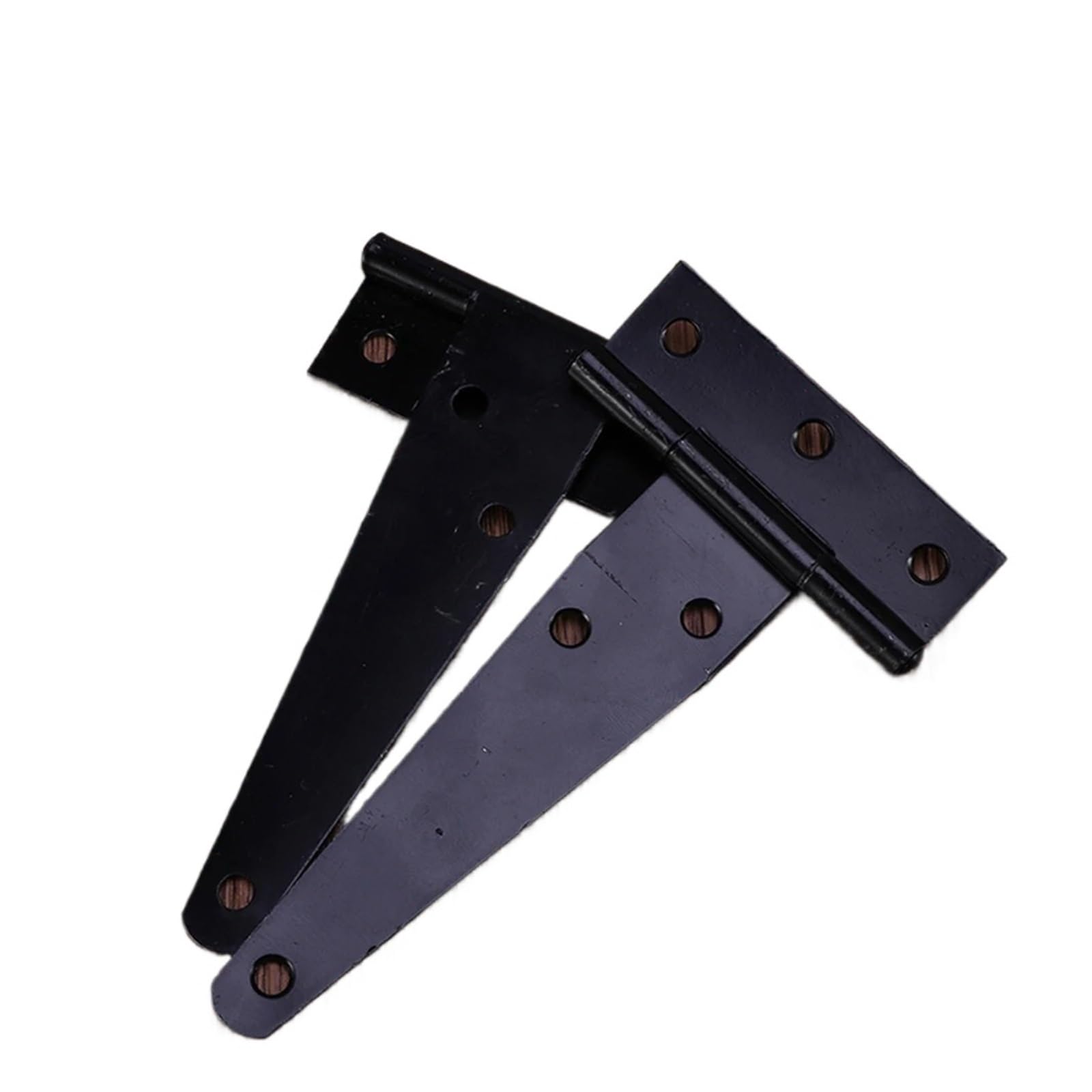 Paquete de 10 bisagras Triangulares for Puerta de Valla con herrajes, pestillo for Puerta de Patio, Valla de Madera, Puerta de Hierro, Granero en T