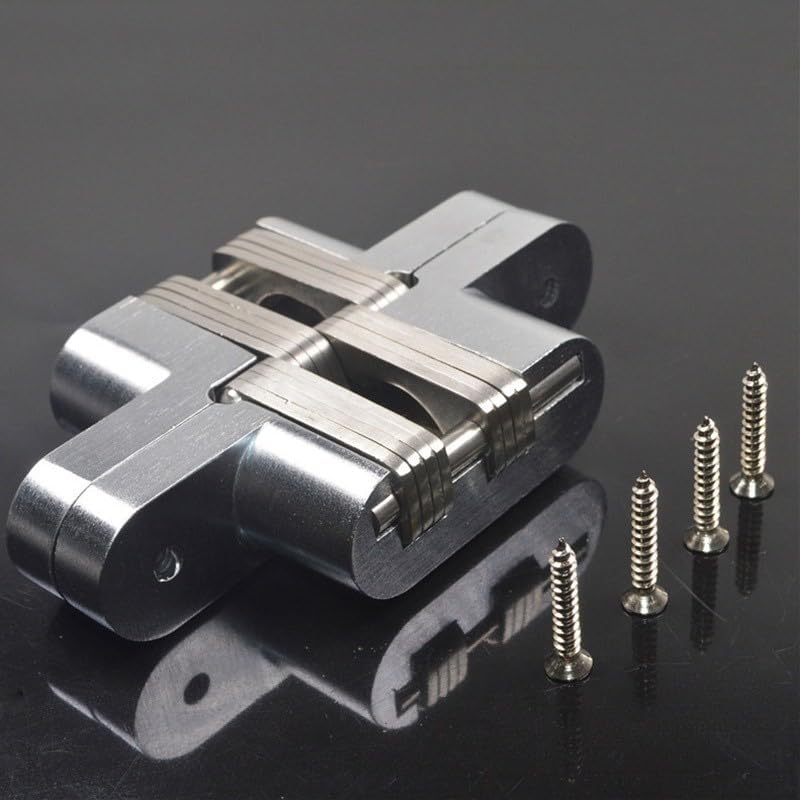 Set Of 2 Concealed Cross Hinges, Cabinet Doors And Jewelry Boxes With Zinc Alloy Material