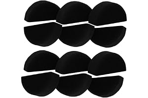 6 Pack Premium Half Moon Face Painting Makeup Sponges