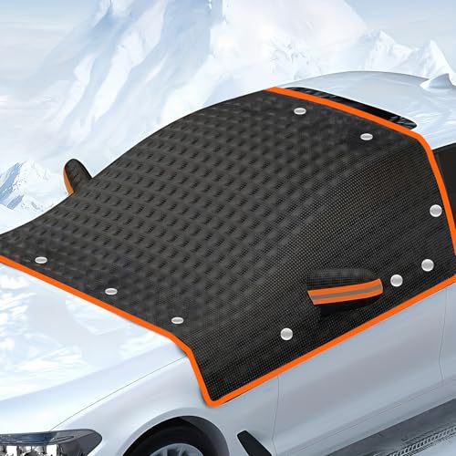 Cubierta magnética para parabrisas de coche protector contra nieve exterior 3
