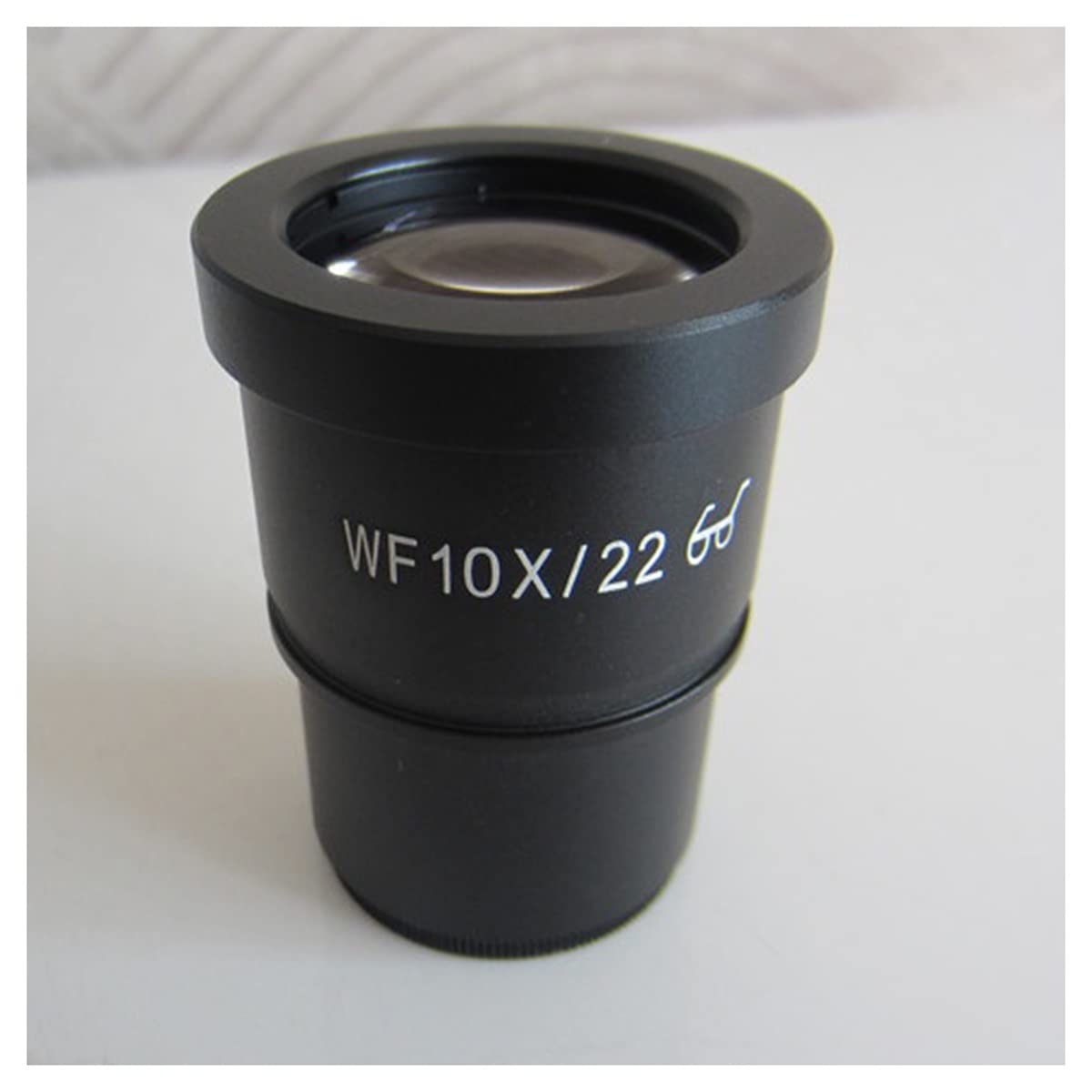Microscope Kit WF10X 22mm High Eyepoint Eyepiece with Eyeshade Plastic Rubber Eye Guards Mounting Size 30mm Microscope Lens Adapters(1pc)