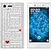 Produktbild PhoneNatic Case kompatibel mit Sony Xperia X Compact Silikon-Hülle in Love Wörter M5