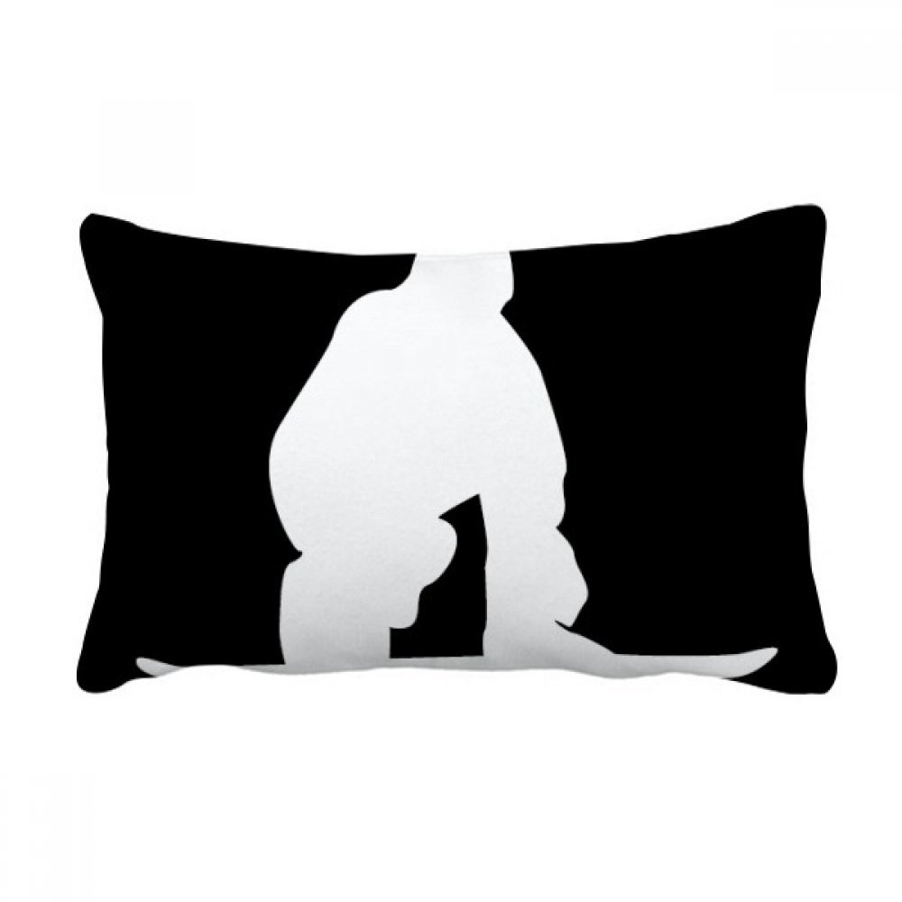 Coussin oreiller lombaire de planche à roulettes décoratif multicolore pour canapé