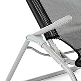 Nexos Gartenliege 2er Set Bäderliege 160 x 48,5 x 100 cm Textilene blau 5kg - 5