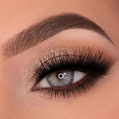 Lashes Flat Faux Mink Eyelashes Fluffy 20Mm Long False Eyelashes Dramatic Cat Eye Eyelashes Wispy 3D Crossed Thick Fox Eyelashes Extensions Strip Lashes Pack By Kiromiro #TOP1