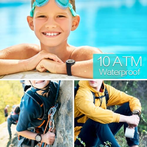 Reloj deportivo de chicos resistente al agua con despertador 2
