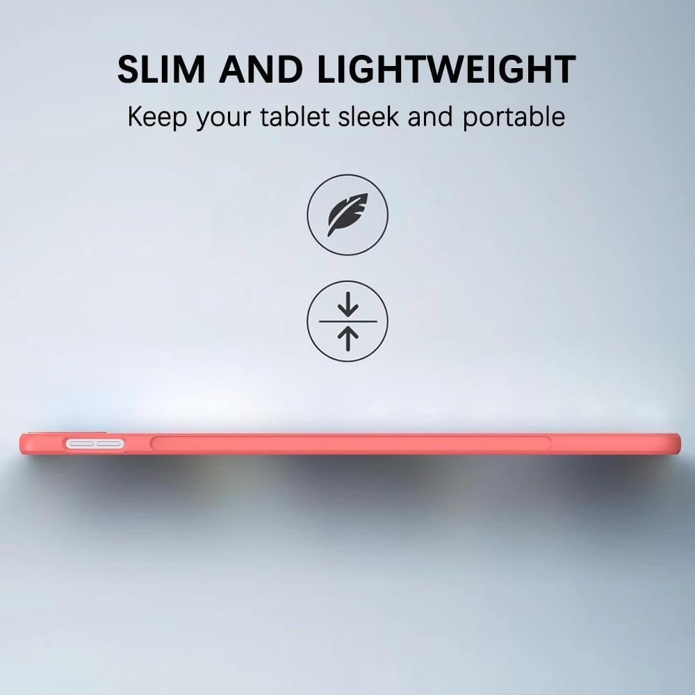 Red Case for iPad Pro 12.9-Inch 6th Gen/5th Gen/4th Gen/3rd Gen 2022/2021/2020/2018, Ultra Slim, Soft, Flexible TPU Skin Bumper Back Cover - Image 6