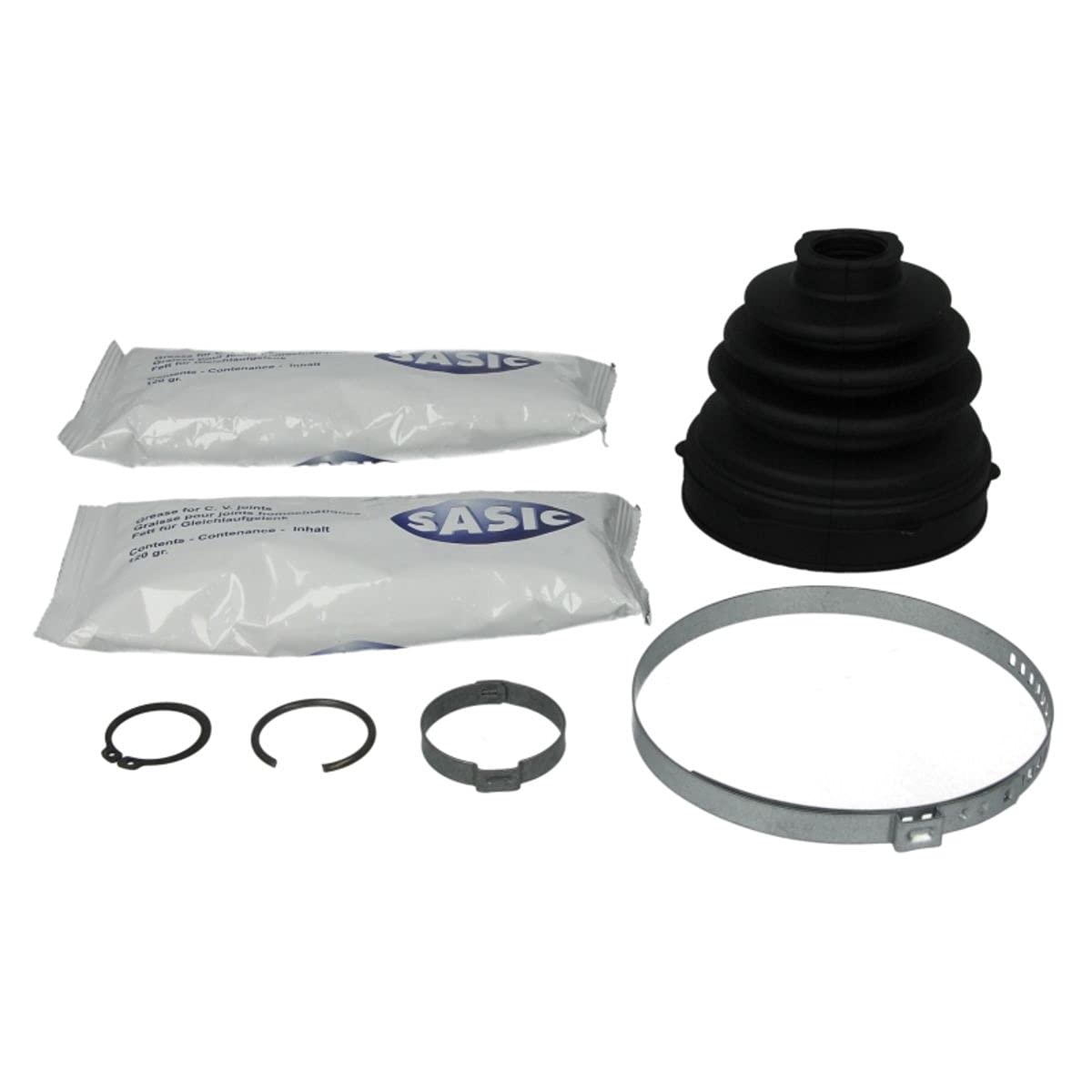 Kit De Joints-soufflets SASIC 1904028 Pour Arbre De Transmission Avant Côté Boîte (Renault Megane, Ford Focus, Volvo, Etc.)