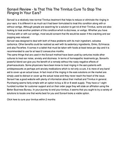 Revolutionary Safe and Effective Tinnitus Solution 60 Capsules (3 Pack)