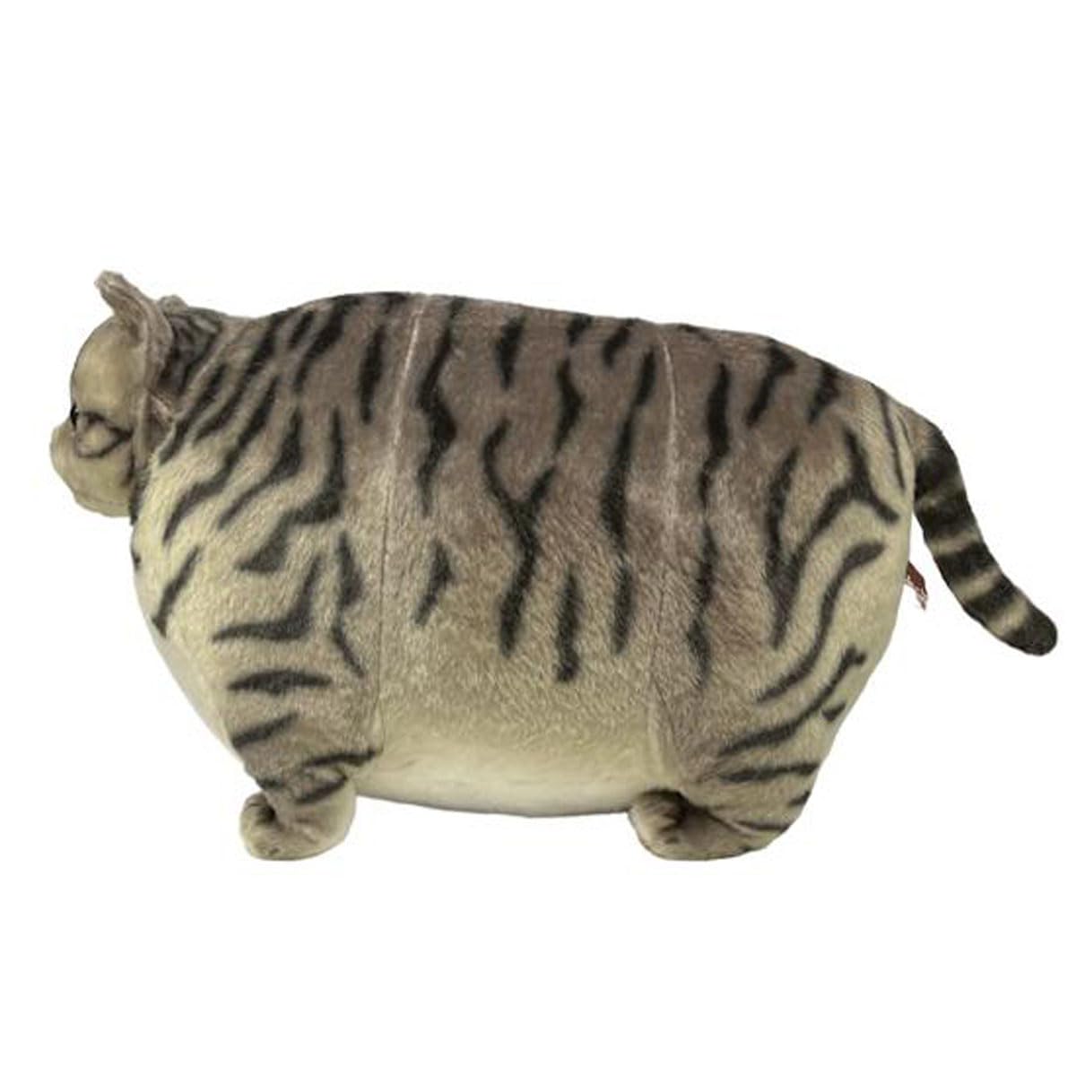 Amazon.co.jp: ふとっちぃZoo にゃんこ サバトラ ぬいぐるみ 猫 約35