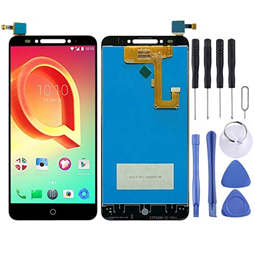 Écran LCD et numériseur pour Alcatel A5 5085Y Noir avec bouton d'empreinte