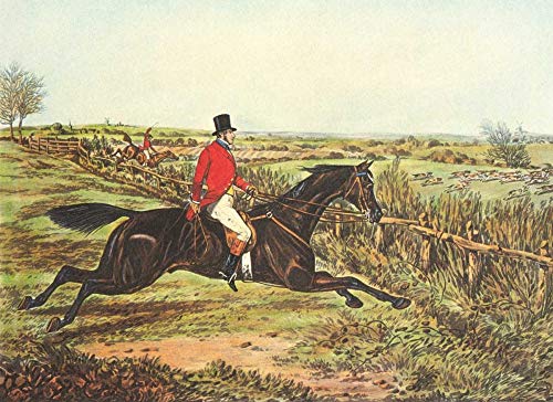 ART-PRINT-on-matte-paper-220gr- The English Hunt III Henry Alken - Animales y naturaleza horizontal Imagen deportiva Zorro Caza Perros Caballo Caballos Jinete P Bellas artes 10_X_14_in Cover