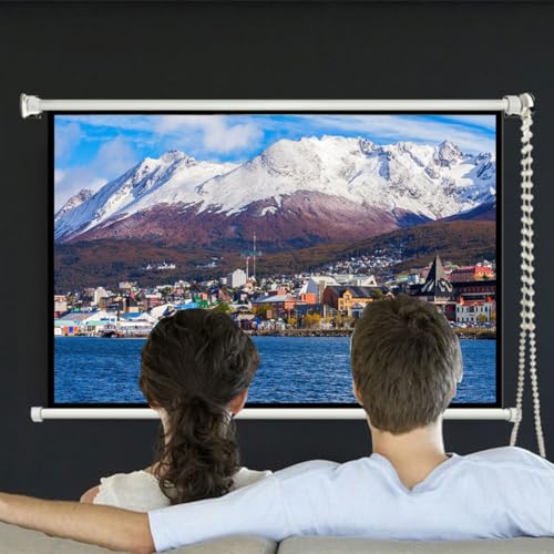 Pantalla manual 16:9 60in para proyector HD 4K miniatura 7