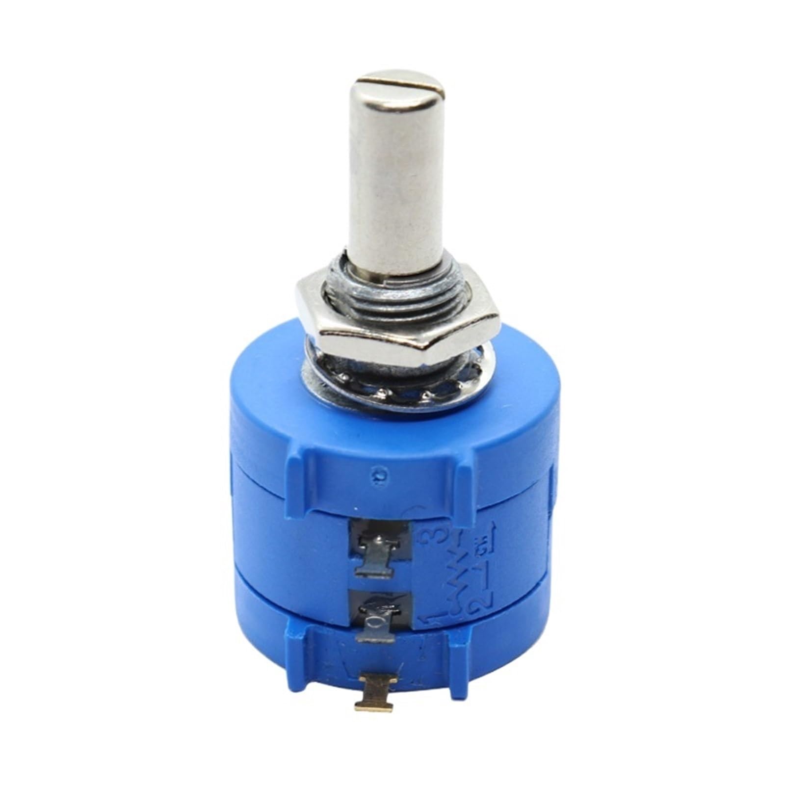 Kit de potenciómetro ajustable multivuelta 3590S con tapa de perilla 2W 3590S-2-103L 500 1K 2K 5K 20K 50K 100K Ohm Resistencia bobinada(500 Ohm)