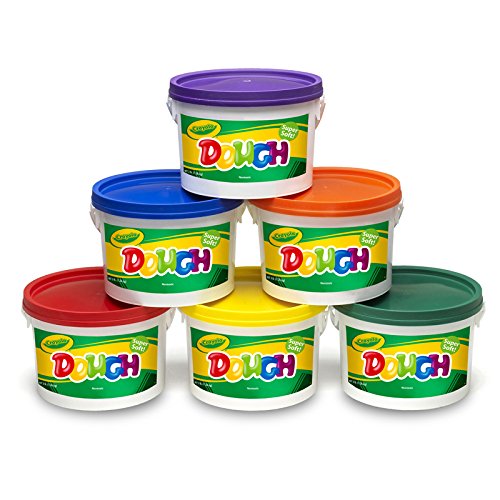 Crayola Dough Set Of 6 Tubs Red Orange Green Yellow Purple Blue By Crayola Llc