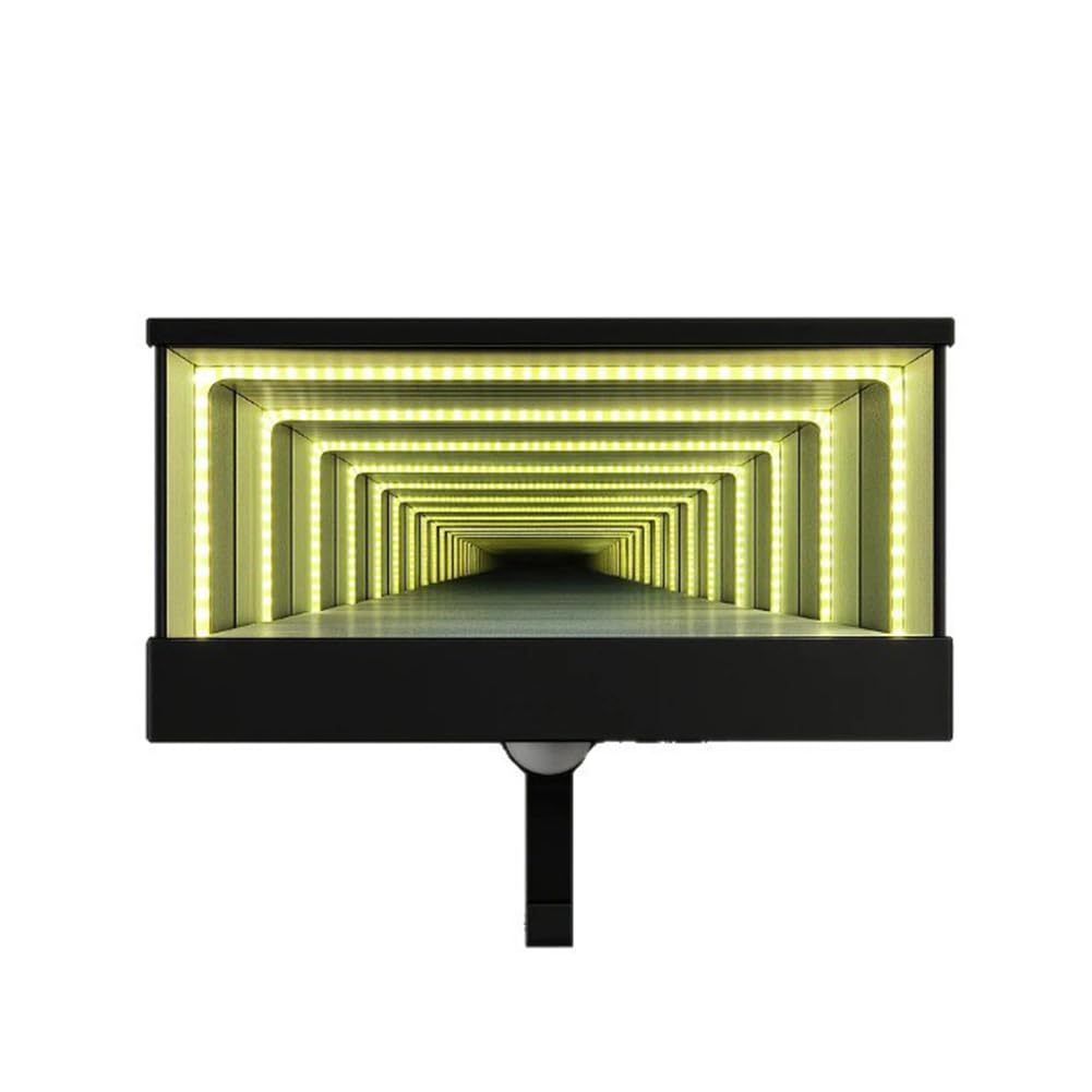 Gancio per chiavi FARYODI Infinity Garage con LED, supporto a parete con effetto luce a tunnel 3D per chiavi dell'auto, chiave illuminata, organizer per porta di casa, corridoio o garage, fantastico