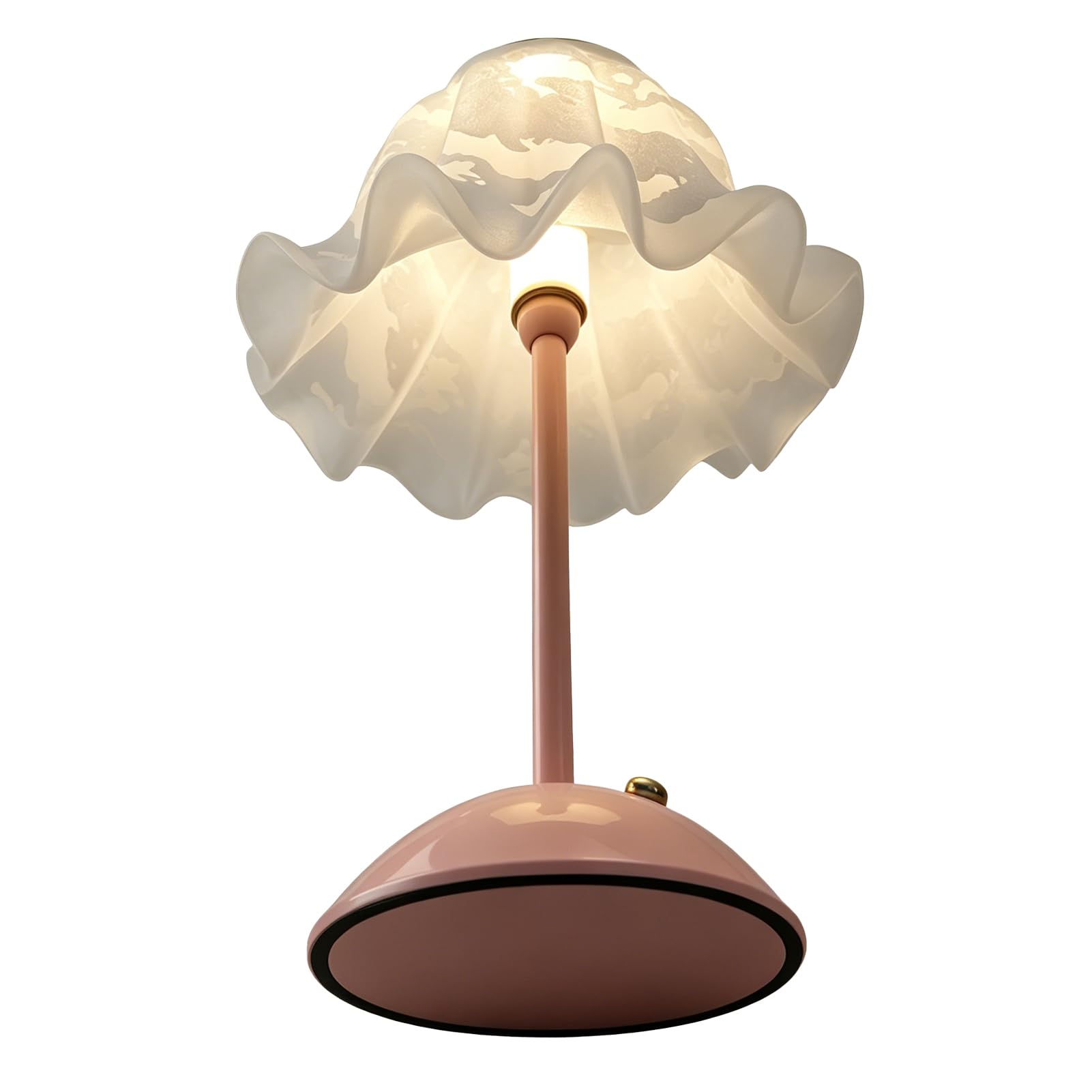 Lampada da Tavolo a Fiori Ricaricabile Senza Fili Lampada da Comodino