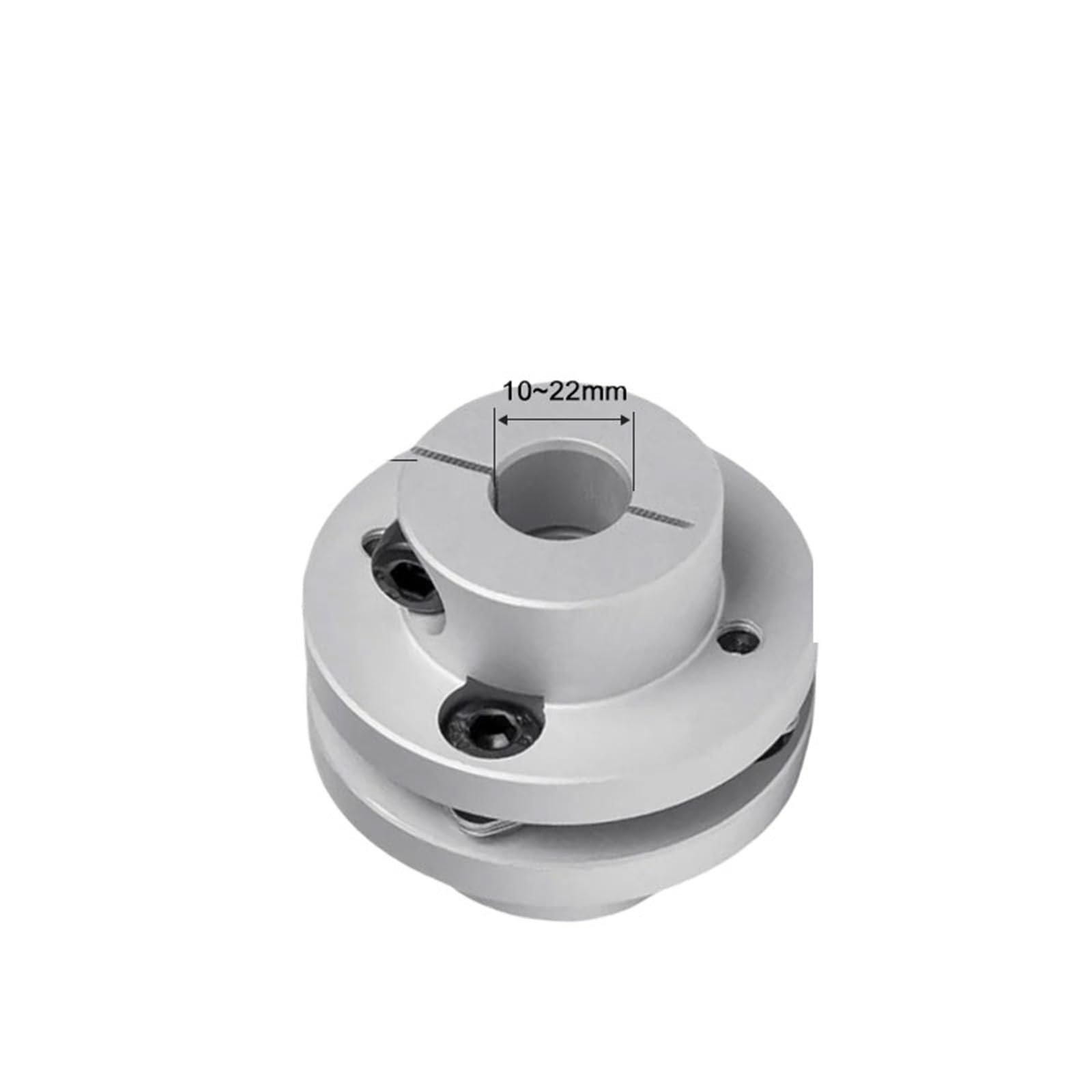 1pc D56-L45 LK3-C56 Aluminium Alloy Single Diaphragm Coupler Applicable to Stepper Servo Motor Encoder Sleeve Zero Clearance(12x16mm)