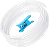 Redrex 5M PTFE Tube for A1 2.5mm IDx4mm OD Transparent Ultra-smooth Heat-resistant Bowden Tube with Cutter for 1.75mm Filament for Bambu Lab A1A1 miniP1PP1SX1C,K1K1 MaxEnder 3 V3 3D Printer
