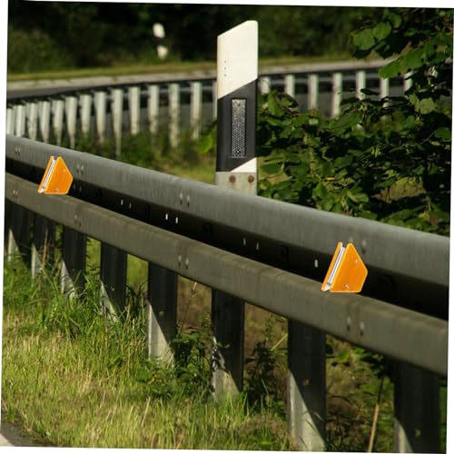 Veemoon 2 piezas Marcadores Reflectivos Trapezoidales para Carretera miniatura 5