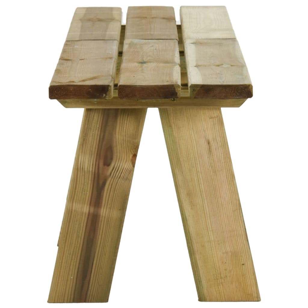 Ławka ogrodowa 220 cm, lite drewno sosnowe, impregnowana, odporna na warunki atmosferyczne, ławka do siedzenia na taras, balkon, werandę, na zewnątrz, wytrzymała i stabilna, z oparciem i