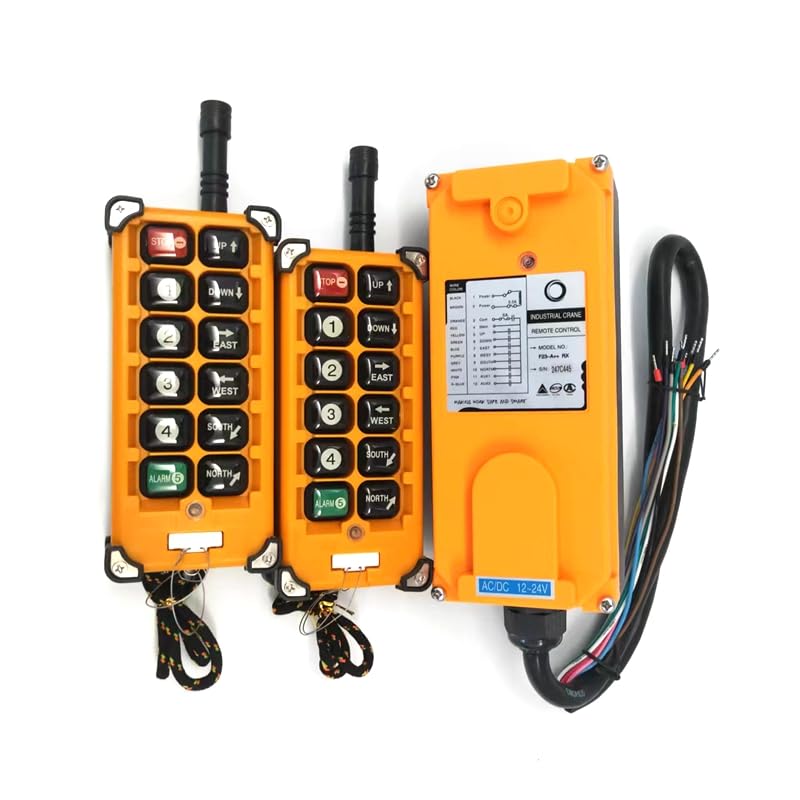 F23-A++ 2transmitter+1receiver Hoist Crane Radio Remote Control Sysem Industrial Controller - (Color: 110VAC)