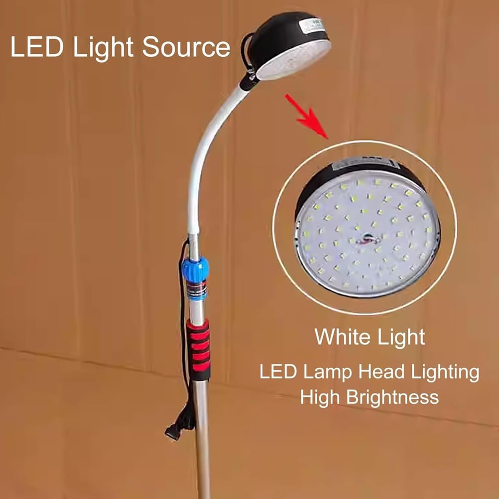 Generisch LED medizinische Untersuchungsleuchte, helles Licht, 360° drehbarer Lampenkopf, für Gynäkologie, Hals-Nasen-Ohren-Heilkunde, Zahnmedizin
