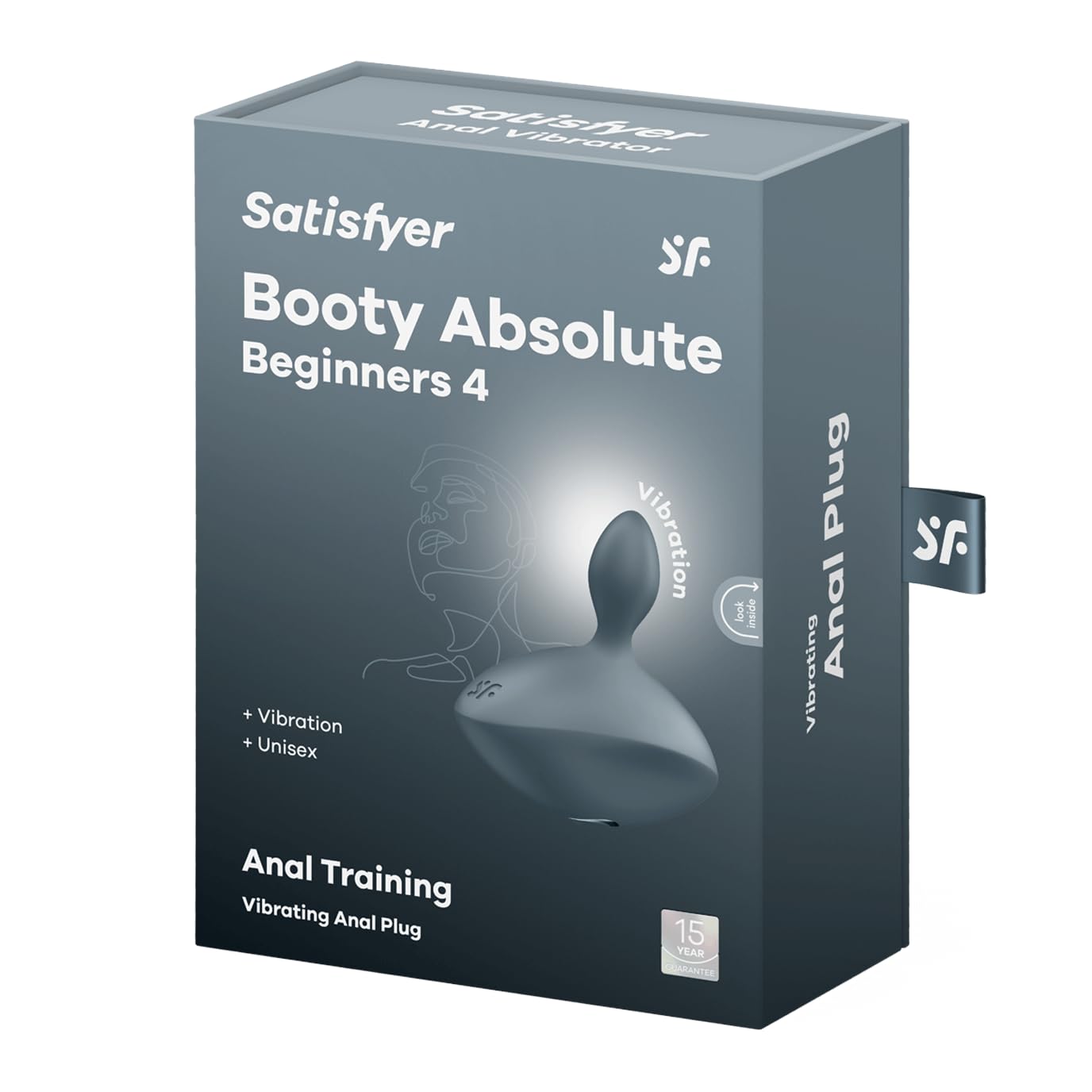 Satisfyer Booty Absolute Beginners 4 | 8 cm Plug Anal | Perfecto para Principiantes | Juguetes sexuales recargable | Resistente al Agua (IPX7) | Doble Silicona suave y agradable para la Piel