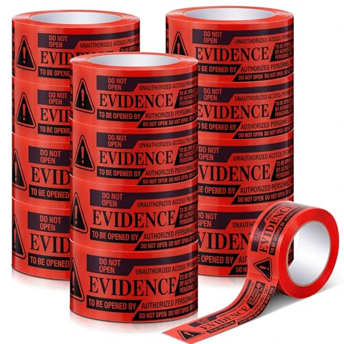Sceller une boîte de preuve avec le ruban adhésif rouge Nuanchu d'emballage évident 12 rouleaux
