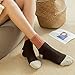 Double Couple 5 Pairs Women Winter Warm Knit Wool Socks - Vintage Casual Cozy Crew Comfy Boot Socks Assorted Color (Multicolor-Patchwork)