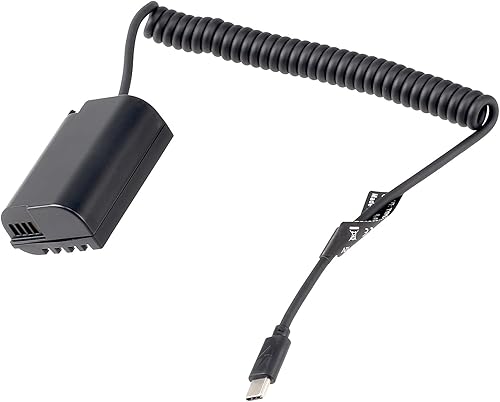 Foto4easy - Conector USB tipo C a DMW-BLK22 Adaptador de alimentación de batería para cámara Lumix S5 S5II S5K S5C GH5II GH6