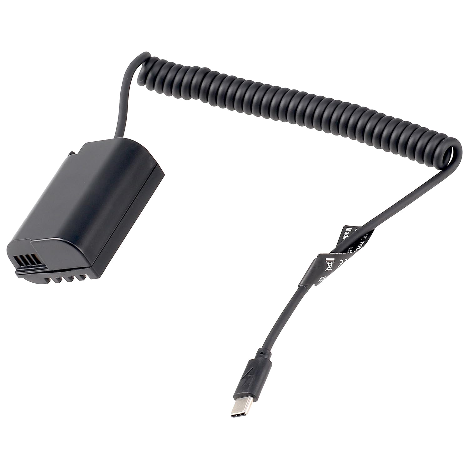 Foto4easy USB Type-C Connector to DMW-BLK22 Dummy Battery Power Adapter for Lumix S5 S5II S5K S5C GH5II GH6 Camera