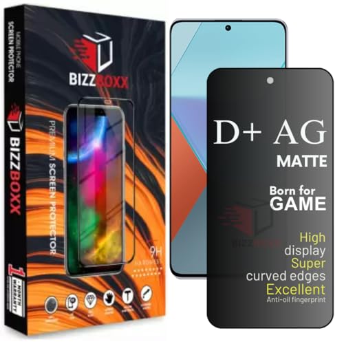 Image of Compatible With Redmi Note 12 Pro /12 Pro+ /Note 13 5G /Note 13 Pro 5G| For POCO X5 Pro 5G D+ AG Matte Tempered Glass Screen Guard Protector Anti-Fingerprint Gaming Special - Pack of 1