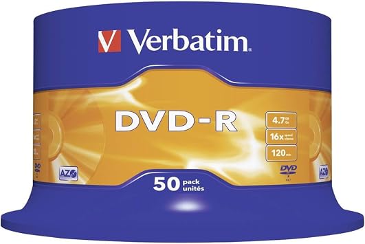 Verbatim 43548 DVD-R 4,7 GB 120min 16x 50-cake