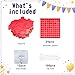 Sequin Shimmer Wall Backdrop, 24 Panels Red Square Sequin Backdrops Shimmer Wall Panels for Birthday Party Wedding & Engagement Anniversary Christmas Decorations