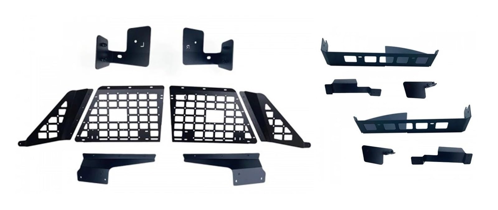 Lhdktee Cargo Cover Trunk Shelf System For Toyota For Land For Cruiser For Prado J250 LC250 2024 2025 Modular Storage Panel Cargo Organizers Camping Rear Trunk Parcel Shelf(Side panel)